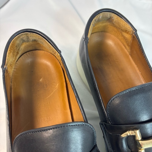 ALDO Mr B’s Courtside Leather Black Loafers Men’s Sz 12 main image 15